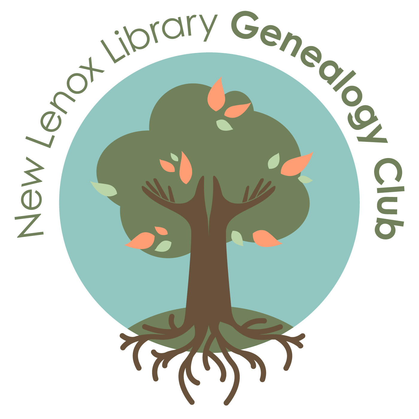 Genealogy Club (blue logo of tree with hands)