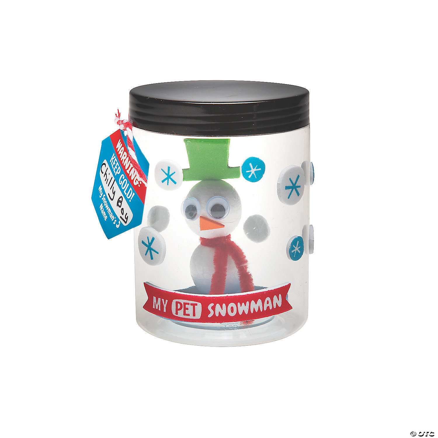 snowman in jar craft
