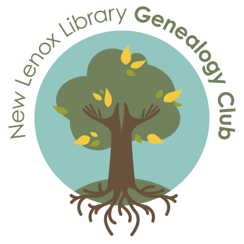 Genealogy Club (blue logo of tree with hands)