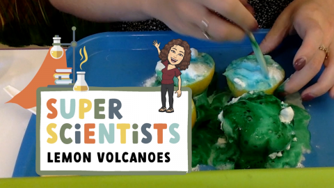 Super Scientists Lemon Volcanoes Video Thumbnail