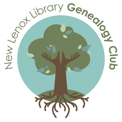 New Lenox Library Genealogy Club Logo